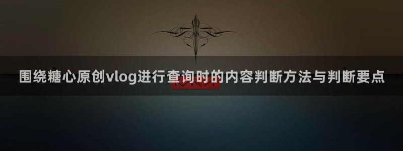 心糖vlog